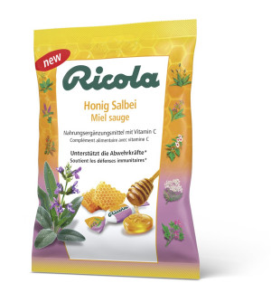 Ricola Bonbons Salbei mit Zucker - 75g