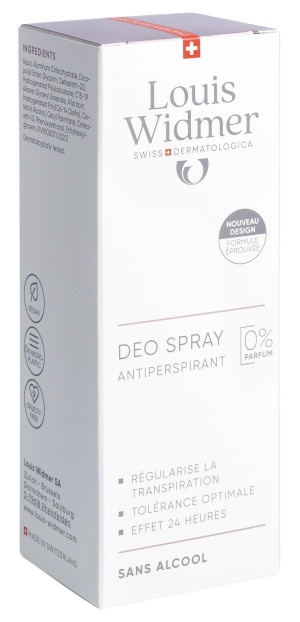 Louis Widmer Deo Spray Antiperspirant o.Parfum - 75ml