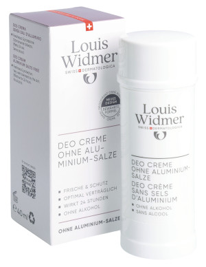 Louis Widmer Deo Creme ohne Aluminium-Salze parf - 40ml