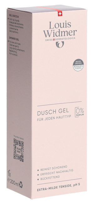 Louis Widmer Dusch Gel ohne Parfum - 200ml