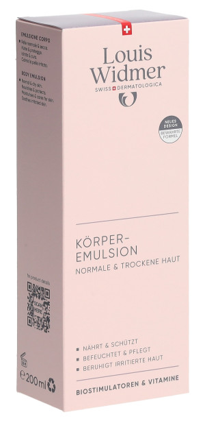 Louis Widmer Körperemulsion parf - 200ml