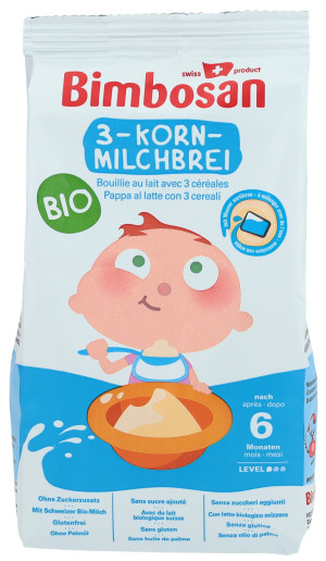 Bimbosan Bio 3 Korn Milchbrei - 300g