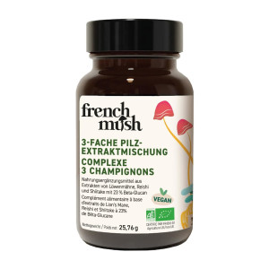 French Mush 3-fache Pilzextraktmischung - 56 Kaps.