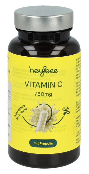 Heybee Vitamin C 750mg + Propolis - 60 Stk.