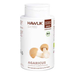 Hawlik Bio Agaricus Extrakt Kapseln - 240 Stk.