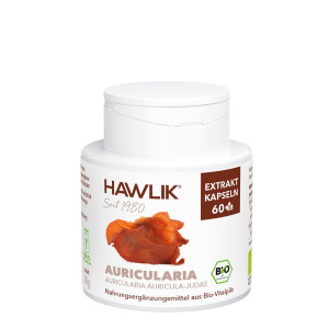 Hawlik Bio Auricularia Extrakt Kapseln - 60 Stk.