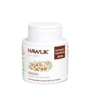 Hawlik Enoki Extrakt Kapseln - 60 Stk.