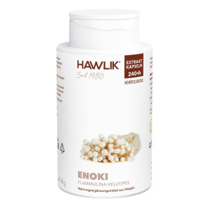 Hawlik Enoki Extrakt Kapseln - 240 Stk.