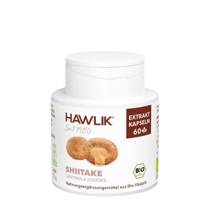 Hawlik Bio Shiitake Extrakt Kapseln - 60 Stk.