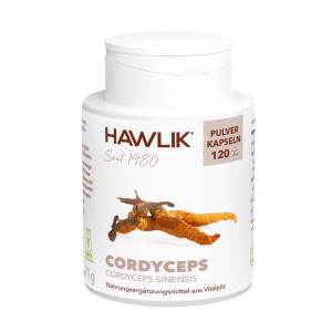 Hawlik Cordyceps Pulver Kapseln - 120 Stk.