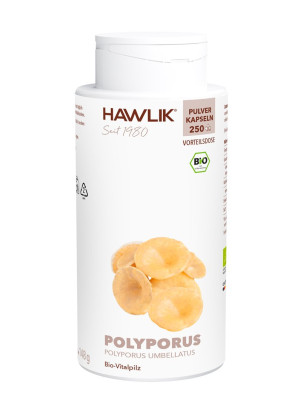 Hawlik Bio Polyporus Pulver Kapseln - 250 Stk.