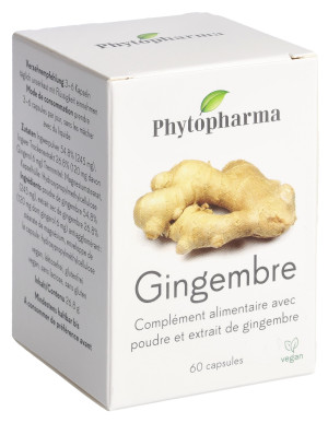 Phytopharma Ingwer - 60 Kaps.