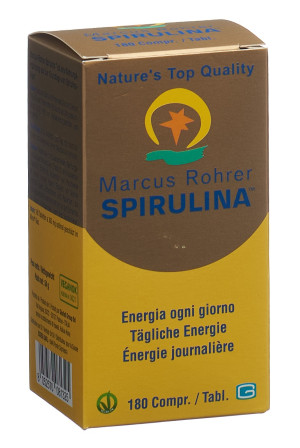 Spirulina Algen by Marcus Rohrer - 180 Tabl.