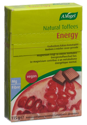 A. Vogel - Natural Energy Kakao-Granatapfel - 115g - 28 Stk. Toffees
