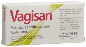 Vagisan Milchsäure-Zäpfchen für die Scheide - 7 Stk.