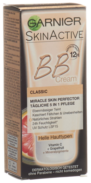 Garnier BB Cream Miracle Skin Perfector 5 in 1 helle Haut - 50ml
