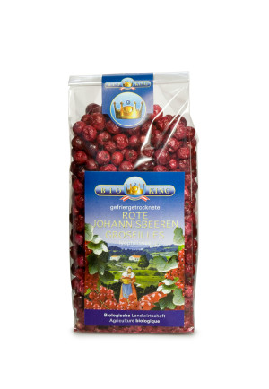 BioKing gefriergetrocknete rote JOHANNSIBEEREN - 45g