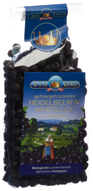 BioKing gefriergetrocknete HEIDELBEEREN - 40g