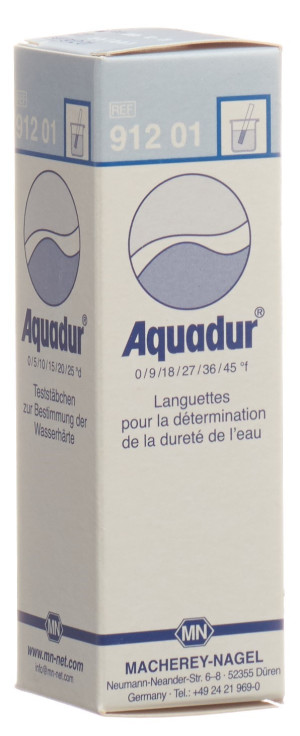 Aquadur Labulit Wasserhärte-Teststäbchen 0°d-25°d - 100 Stk.