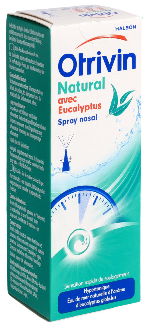 Otrivin Natural PLUS Eukalyptus - Nasenspray ohne Konservierungsmittel - 20ml