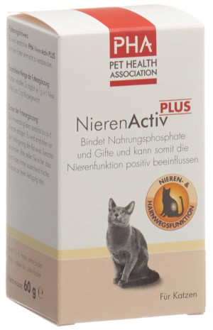 PHA Katzen - Nierenaktiv PLUS Pulver - 60g