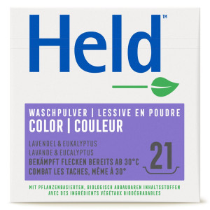 Held Waschpulver Color Zero Buntwaschmittel Sensitive - 1.575kg