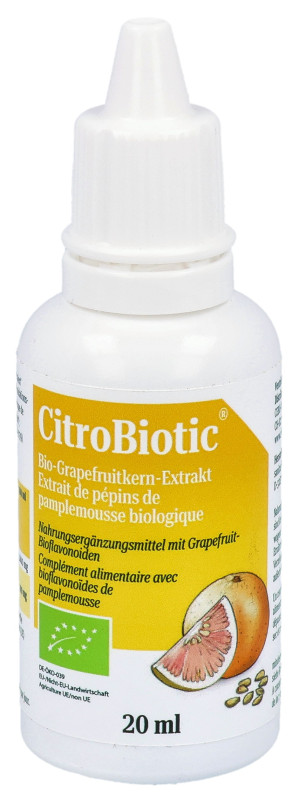 Citrobiotic Grapefruitkern Extrakt 33 % Bio - 20ml