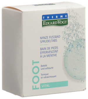 Eduard Vogt Therme Vital - Minze Fussbad - 6 Sprudeltabs
