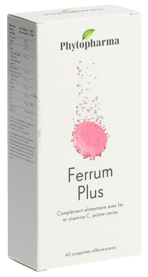 Phytopharma Ferrum plus Brausetabletten - 2x20 Stk.