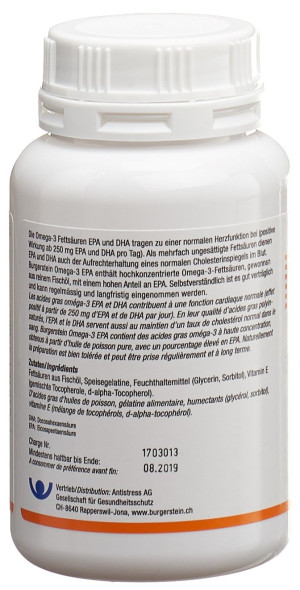 Burgerstein Omega-3 EPA Kapseln - 100 Stk.