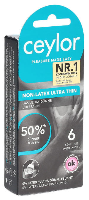 Ceylor Präservative - Ultrathin Latexfrei - 6 Stk.