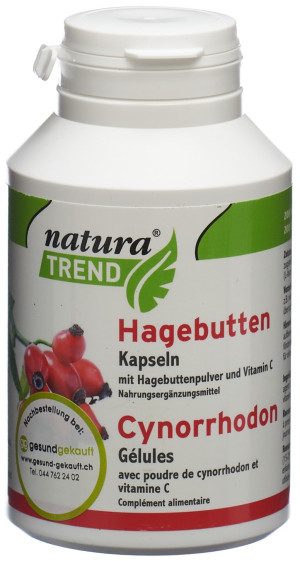 Naturatrend Hagebuttenpulver Kapseln - 200 Stk.