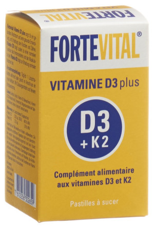Fortevital Vitamin D3 plus K2 Lutschtabletten - 60 Stk.