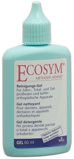 Ecosym Reinigungsgel für 3. Zähne Total- und Teilprothesen - 60ml