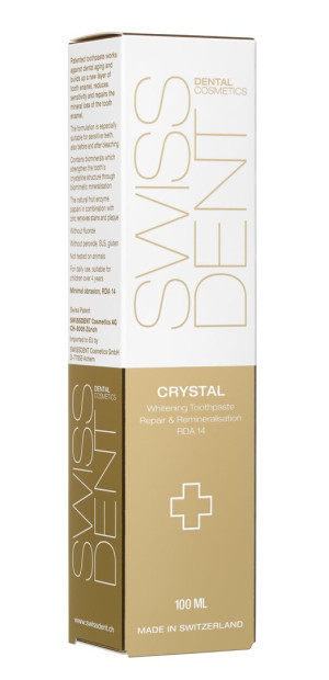 Swissdent CRYSTAL Whitening Zahncreme - 100ml