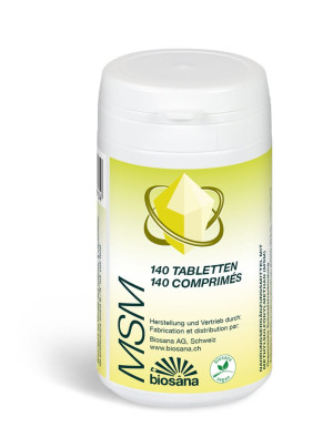 Biosana MSM Methylsufonylmethan - 140 Tabl.