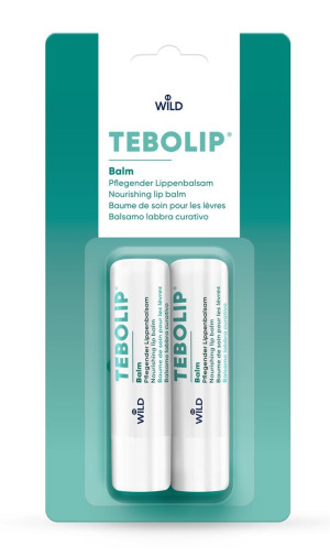 TEBO-Lip Balsam Stift mit Teebaumoel - 2 Stk. DUO-Pack