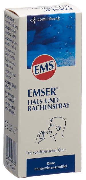 Emser Hals- und Rachenspray mit natürlichem Emser-Salz - 20ml