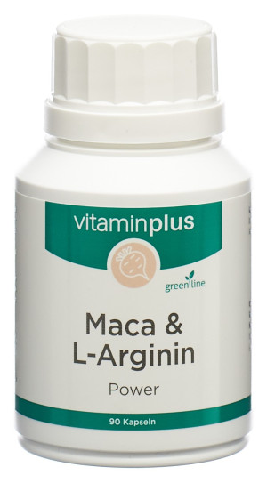Vitaminplus Maca mit L-Arginin - Dose mit 90 Stk.