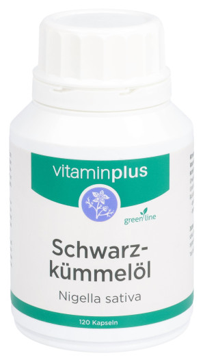 Vitaminplus Schwarzkümmelöl Kapseln - 120 Stk.
