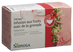 Sidroga Wellness Früchte-Tee mit Granatapfel - 20 Filterbeutel