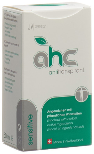 JV Cosmetics - AHC 20 Antitranspirant - sensitive - 50ml