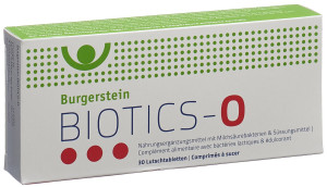 Burgerstein Biotics-O Milchsäurebakterien - 30 Lutschtabletten