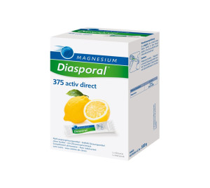 Magnesium Diasporal 375 activ direct Zitrone - 60 Sticks