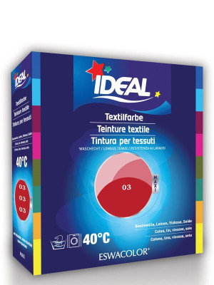 Ideal (Eswacolor) Kleiderfarben MAXI Color No.03 zinnober für 400 - 800g Stoff