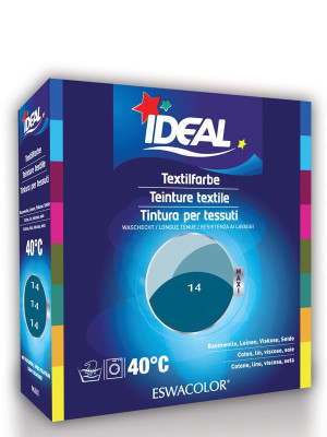 Ideal (Eswacolor) Kleiderfarben MAXI Color No.14 petrol für 400 - 800g Stoff