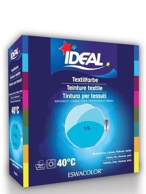Ideal (Eswacolor) Kleiderfarben MAXI Color No.15 türkis für 400 - 800g Stoff