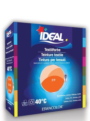 Ideal (Eswacolor) Kleiderfarben MAXI Color No.39 orange für 400 - 800g Stoff