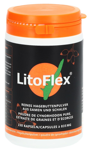 LitoFlex Hagebuttenpulver-Kapseln - 150 Stk.