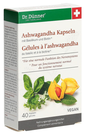 Dr. Dünner Ashwagandha Kapseln - 40 Stk.